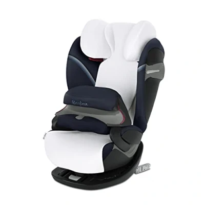 Image of CYBEX Summer Cover, For Pallas &amp; Solution X Children&#039;s Car Seats, White