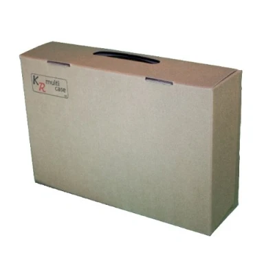 Image of KR Multicase Standard card figure case with V format pick&amp;pluck, 6 rows, each row 30mm wide, 10mm dividing wall, plus 54 compartments, 52mm x 32mm.