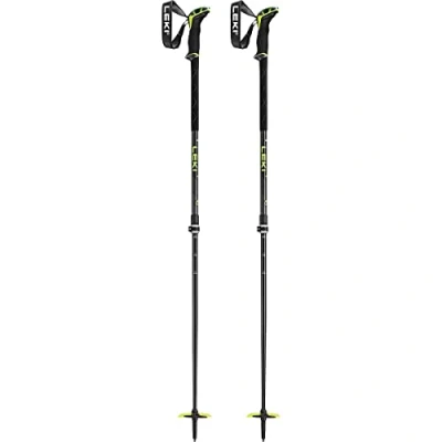 Image of LEKI Guide 2 Ski Poles, Black Neonyellow Dark Anthracite, 110 150 cm
