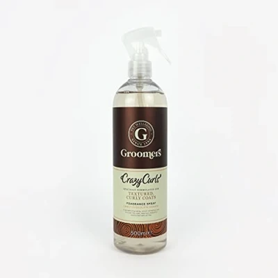 Image of Groomers Crazy Curls Fragrance Spray For Dogs with Textured &amp; Curly Coats Professional Grooming Finishing Essentials Chocolate Orange 500ml