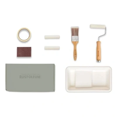 Image of Rust Oleum Ready to Roll Eco Paint Kit (Small) Chalky Furniture Dusky Greys
