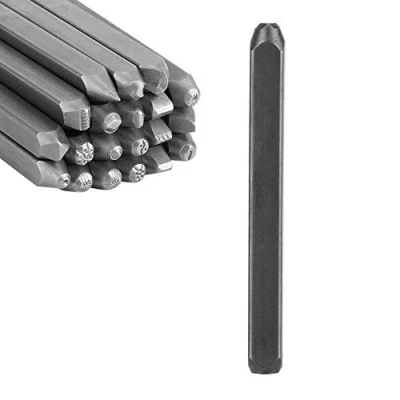 Image of Metal Jewelry Anvil Chisel, Professional Punch Stamp Mold, Chisel Equipment Kit for Processing Making Carving Tools(High Quality 20)