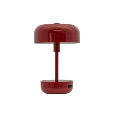 Image of Dyberg Larsen Haipot table lamp IP44 battery red