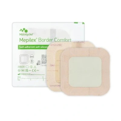 Image of Mepilex Wound Dressing Pad 10.2cm x 28cm, Sterile, Foam, Adherent, 1 Count