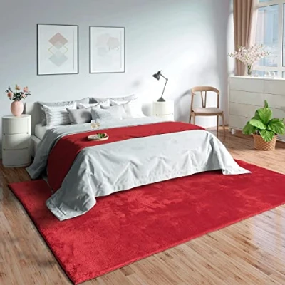Image of Mias Teppiche Olivia Living room/bedroom rug washable 80x150 cm, Red