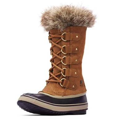 Image of Sorel JOAN OF ARCTIC WATERPROOF Women&#039;s Snow Boots, Brown (Camel x Black), 4 UK