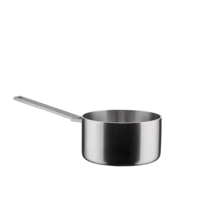 Image of Alessi Convivio DC105/16 Design Saucepan in Multiply, Suitable for Induction, Handle 18/10 Stainless Steel with PVD Coating and Magnetic Bottom, Mat