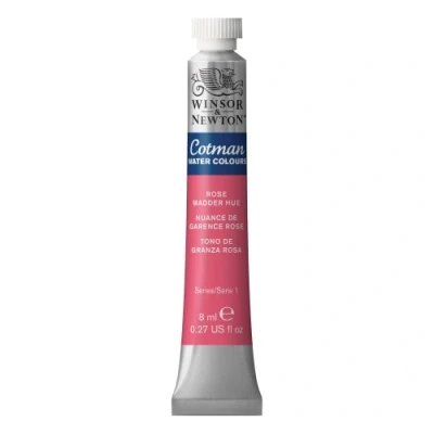 Image of Winsor &amp; Newton 303580 Cotman 8ml Water Colour Tube Rose Madder Alizarin