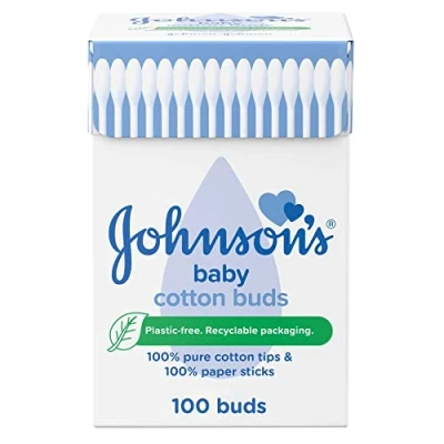 Image of Johnson&#039;s Cotton Buds 100 Pack of 4