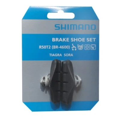 Image of Shimano R50T2 Brake Shoes Black 60mm
