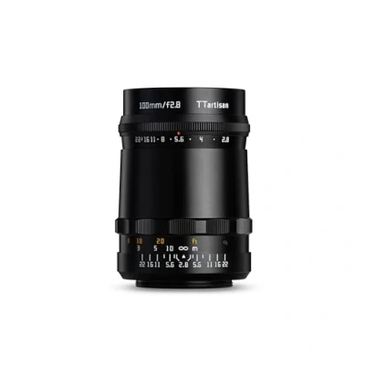 Image of TTArtisan 100mm F2.8 (Bubble Bokeh) Metal Bodied Lens Compatible with Leica M Mount Black