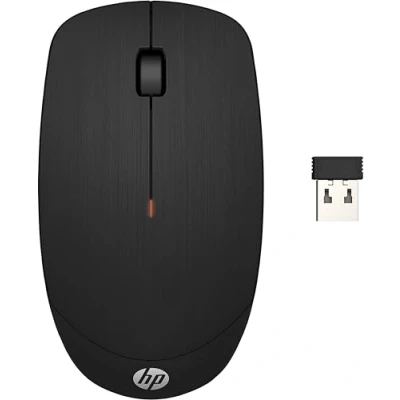 Image of HP Wireless Mouse X200, 2.4 GHz With USB Receiver, 18 Month Battery Life, Ambidextrous, Windows PC, Notebook, Laptop And Mac Compatible, Black