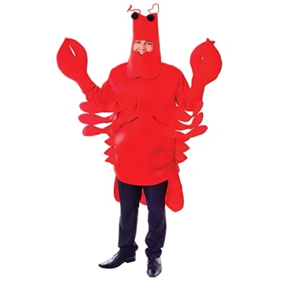 Image of Bristol Novelty AC926 Adult Lobster Costume, Red