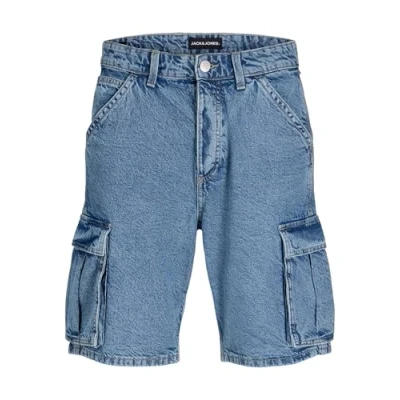 Image of Jack &amp; Jones Jjialex denim shorts, Men&#039;s, Size: Medium, Light blue