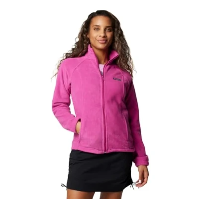 Image of Columbia Women&#039;s Benton Springs Full Zip Fleece Jacket, Fuchsia, S