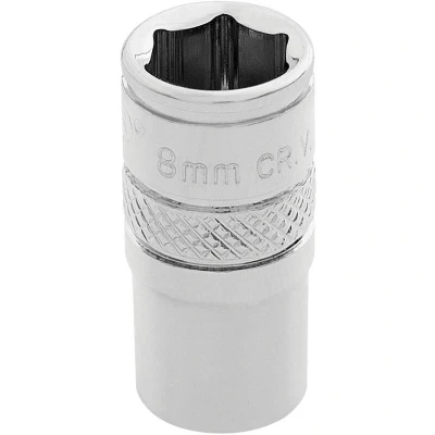 Image of Draper HI TORQ� 6 Point Socket, 1/4" Sq. Dr., 8mm