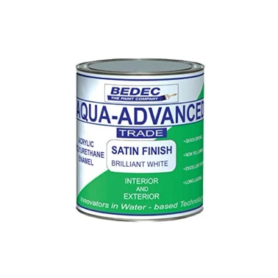 Image of Aqua Advanced Brilliant White Satin, 5 litres