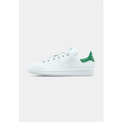 Image of adidas Originals STAN Smith Trainers, Size: 4.5, Ftwr white/core white/green Leather/synthetics