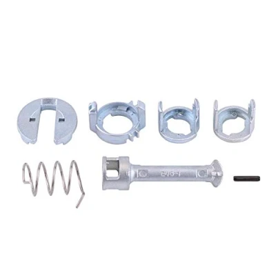 Image of Terisass Barrel Lock Repair Door Kit, Car Kit Front Left &amp; Right Cylinder for E46 3 Series 1998 2005