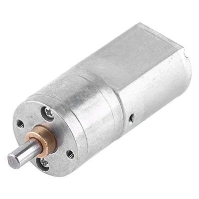 Image of DC 12V Electric Gear Motor High Torque Speed Reduction 200 RPM with Centric Output Shaft 4mm Dia for RC Car Robot Model DIY Engine Toys