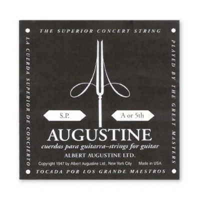 Image of Augustine 650405 &quot;Black Label Single A5&quot; Bass String for Classic Guitar