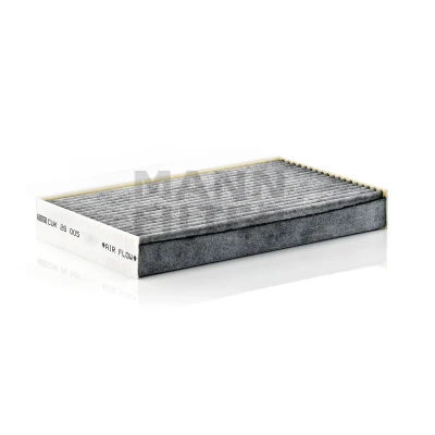 Image of 272773488R, 272774813R, 272776811R, 272778970R Pollen Filter MANN CUK 26 005 Activated Carbon 260mm 150mm 35mm RENAULT: MEGANE 3