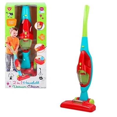 Image of PlayGo 44307 2 in 1 Electric Vacuum Cleaner, red