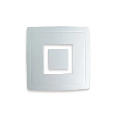 Image of Ceramic 1 Light Indoor Wall 100W Unglazed, Acid White Glass, E27
