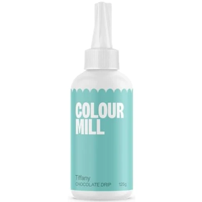 Image of Colour Mill Choco Drip Tiffany, Cake Glaze, Easy Melt Chocolate for Cakes, Cookies, Macarons, Ice Cream, Pops, Strawberries, and Decorations 125g