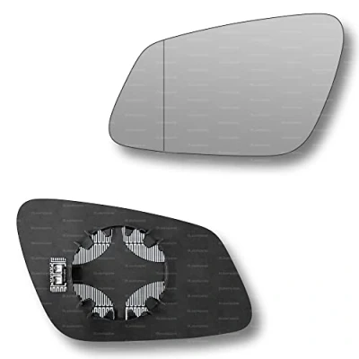 Image of Less4spares Replacement Wing Mirror Glass Left Compatible with BMW X2 2017 2022 CLIP ON Passnager Near Side N/S Heated Blind Spot