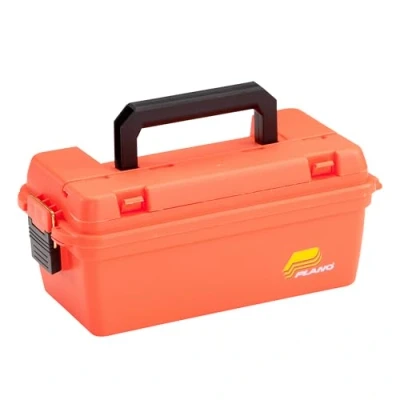 Image of PLANO Emergency Supply Box Shallow,Storage Box, Molded Waterproof, Tackle Storage, Heavy Duty, Outdoor Storage