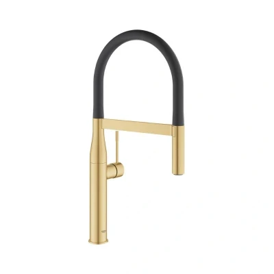 Image of Grohe Essence Single Lever Sink Mixer Brushed Cool Sunrise (30294GN0)