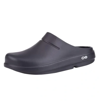Image of OOFOS Unisex OOCloog Arch Support &amp; Impact Absorbing Ortho Comfort Clog Shoe, Black, M9/W10 UK (43 EU)