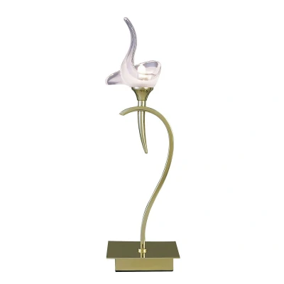 Image of Viena Table Lamp 1 Light G9, Polished Brass