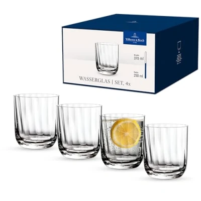 Image of Villeroy &amp; Boch Rose Garden Set of 4 Water Glasses