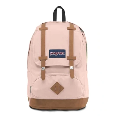 Image of JanSport CORTLANDT Large Backpack, 15 inch laptop compartment, Misty Rose (Pink)