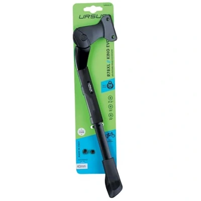 Image of Ursus King Evo XL Rear 40mm Kickstand, Black, 24&quot; / 26&quot; 28&quot; 29&quot;