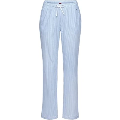 Image of s.Oliver Ladies Pyjama Bottoms, blue striped, 44 46