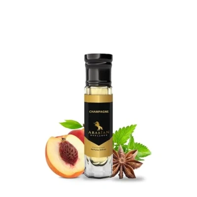 Image of Arabian Opulence FR75 CHAMPAGNE Roll on Perfume Oil Concentrated Fragrance Body Long Lasting Based for Women Travel Size Alcohol Free Soft Bottle (6ml)