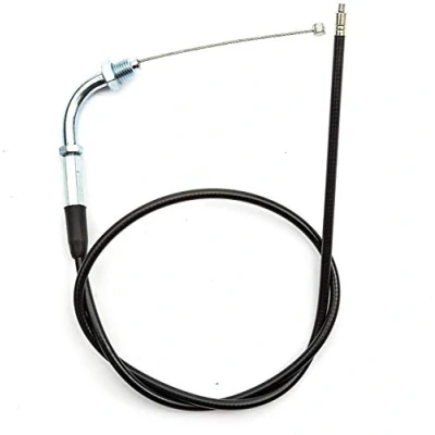 Image of Pit Dirt Bike Twist Throttle Cable 34&quot; 34 Inch Angled 50cc 90cc 110cc Pitbike