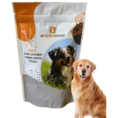 Image of 4PAWSRAW Dog Multivitamins &amp; Minerals Supplement Immunity Booster Dietary Supplements (180g Powder)