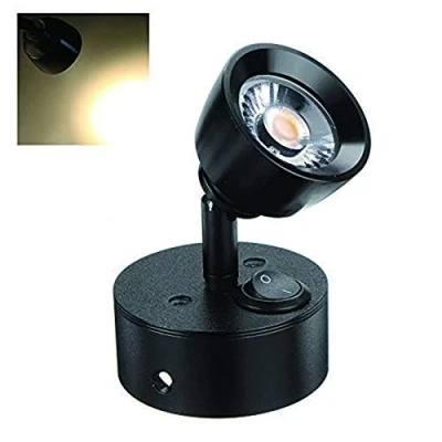 Image of MASO 12V 24V LED Caravan Motorhome Wall Light Spot Reading Lights Switch for Camper Van Boat(Warm)