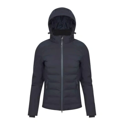 Image of LeMieux Brooke Womens Waterproof Hybrid Jacket Navy Blue 10