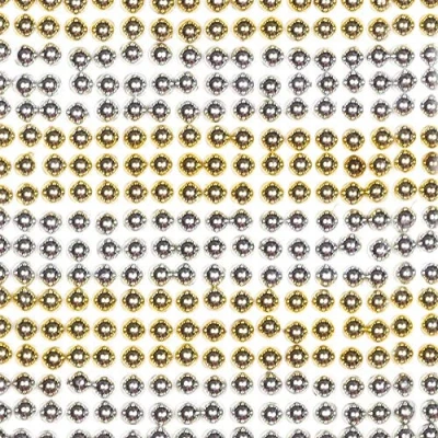 Image of Baker Ross AT308 Christmas Gold &amp; Silver Self Adhesive Pearls, Arts and Crafts for Kids (Pack of 450), Klein