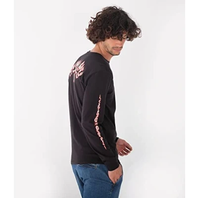 Image of Evd WSH Fiyah Ls Tee Black