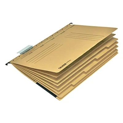 Image of Original Falken project file and personal UniReg. Made in Germany. of recycled cardboard for DIN A4 commercial stapling brown Blue Angel Personnel