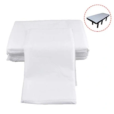 Image of Thrivinger 100 Disposable Massage Table Sheet, Spa Bed Sheets, Beauty Couch Cover Cosmetic Sheet Covers For Salon, Massage, Tattoo, Hotels(80 X 180cm)