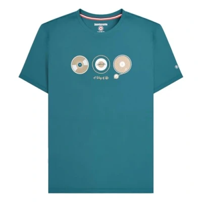 Image of Lambretta Mens Vinyl Short Sleeve Cotton Graphic T Shirt Gulf Coast 2XL