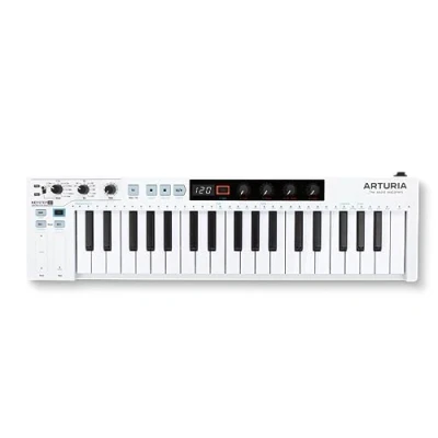 Image of Arturia Keystep 37 Creative MIDI Controller, Sequencer, Arpeggiator and Chord Generator Note Slimkey Keyboard, Assignable CC Controls, Scale Mode, Versatile Connectivity