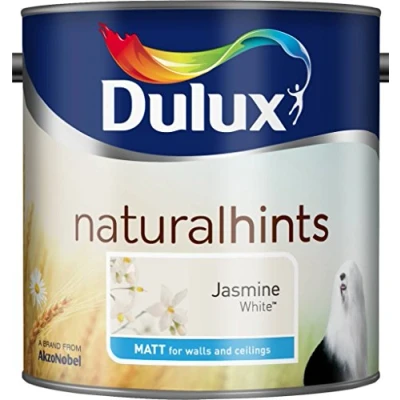 Image of Dulux Natural Hints Matt 2.5L Jasmine White (458087)